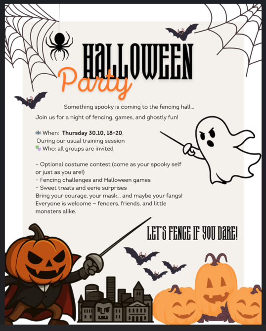 Halloween på Oslo Fekteklub!